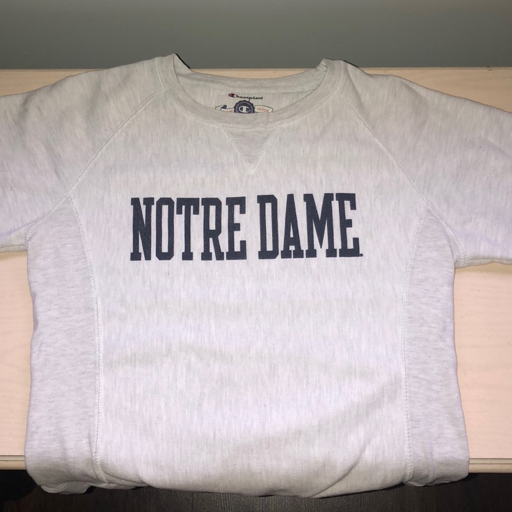 Notre Dame crew neck sweatshirt
